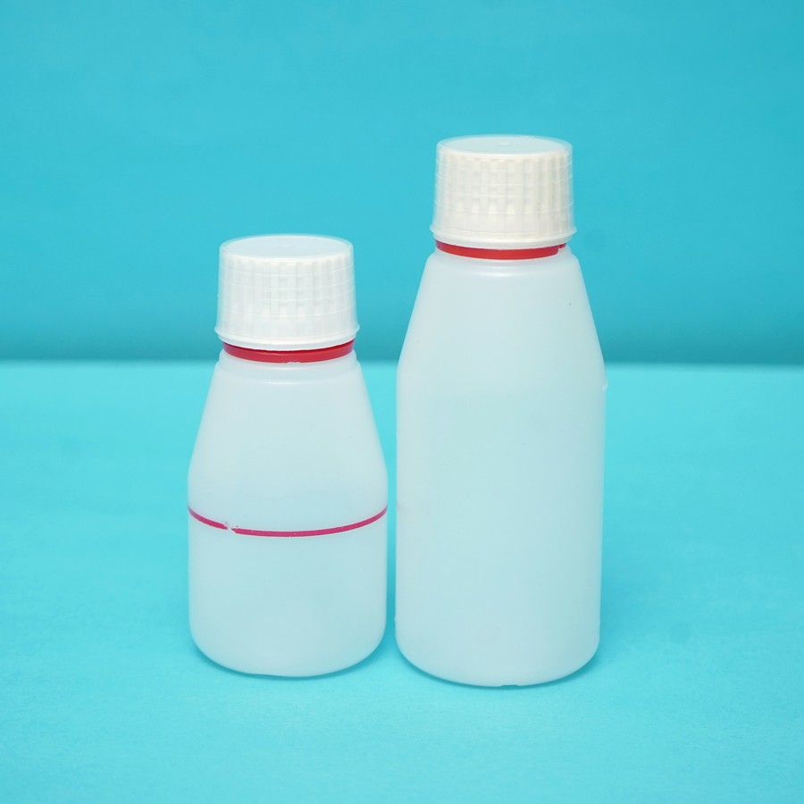 Conical Dry Syrup Bottle with Seal Cap