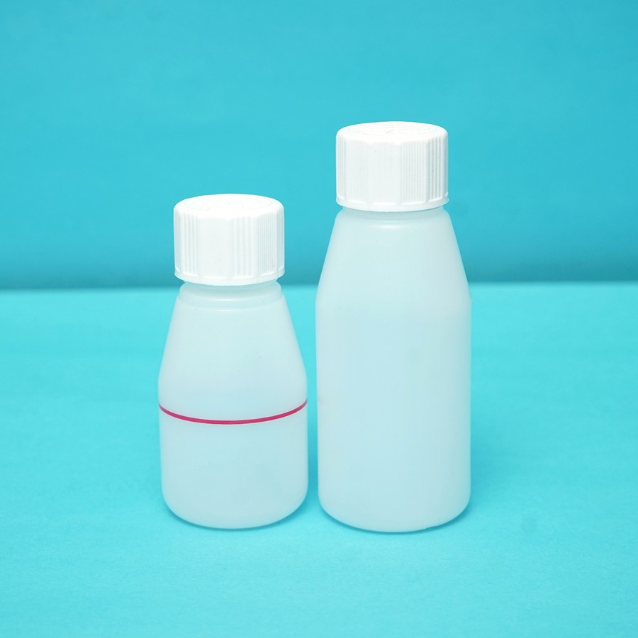Conical Dry Syrup Bottle with Seal CRC Cap