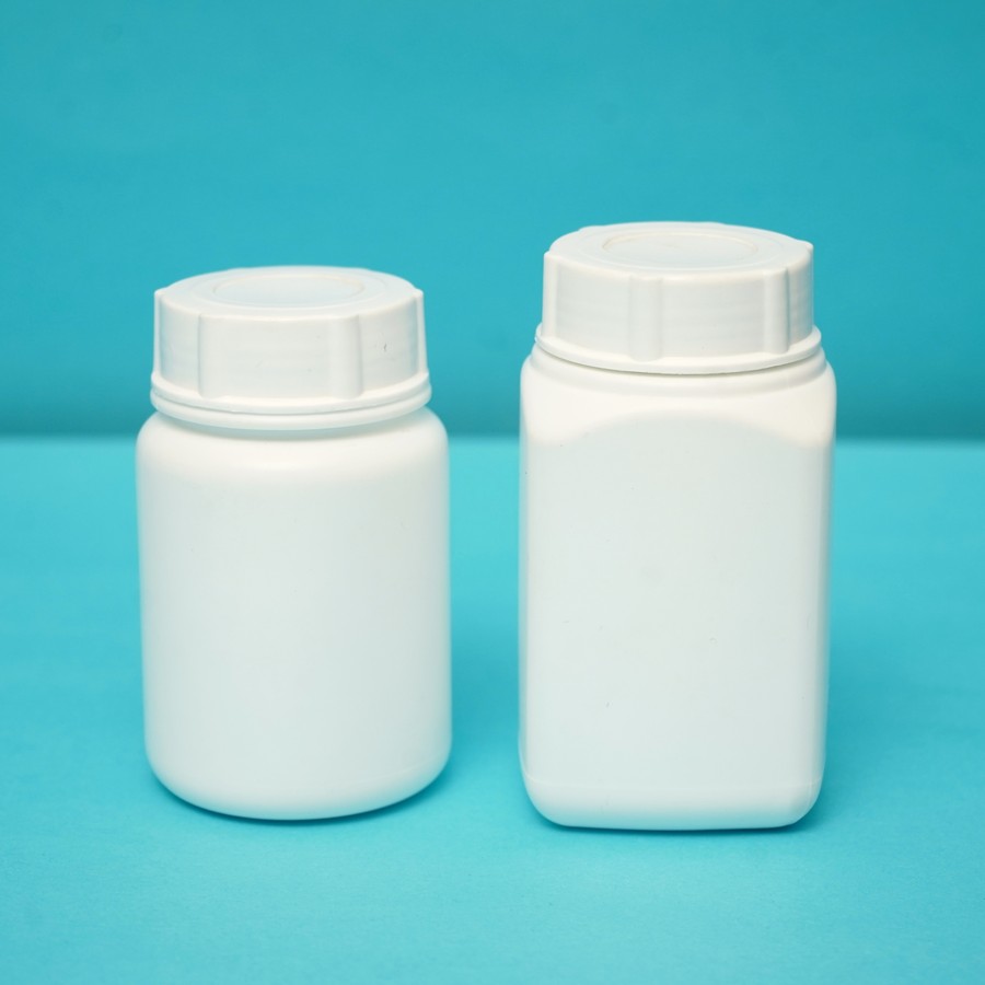 Tablet Container with Screw Cap and Induction Wad