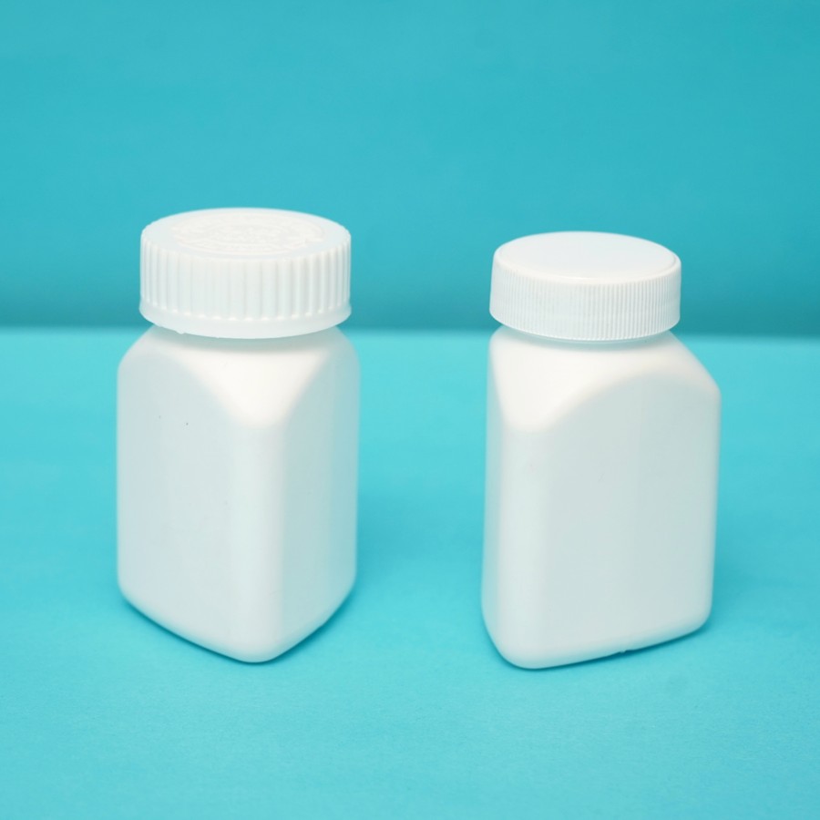 Triangular Tablet Container with CRC Cap